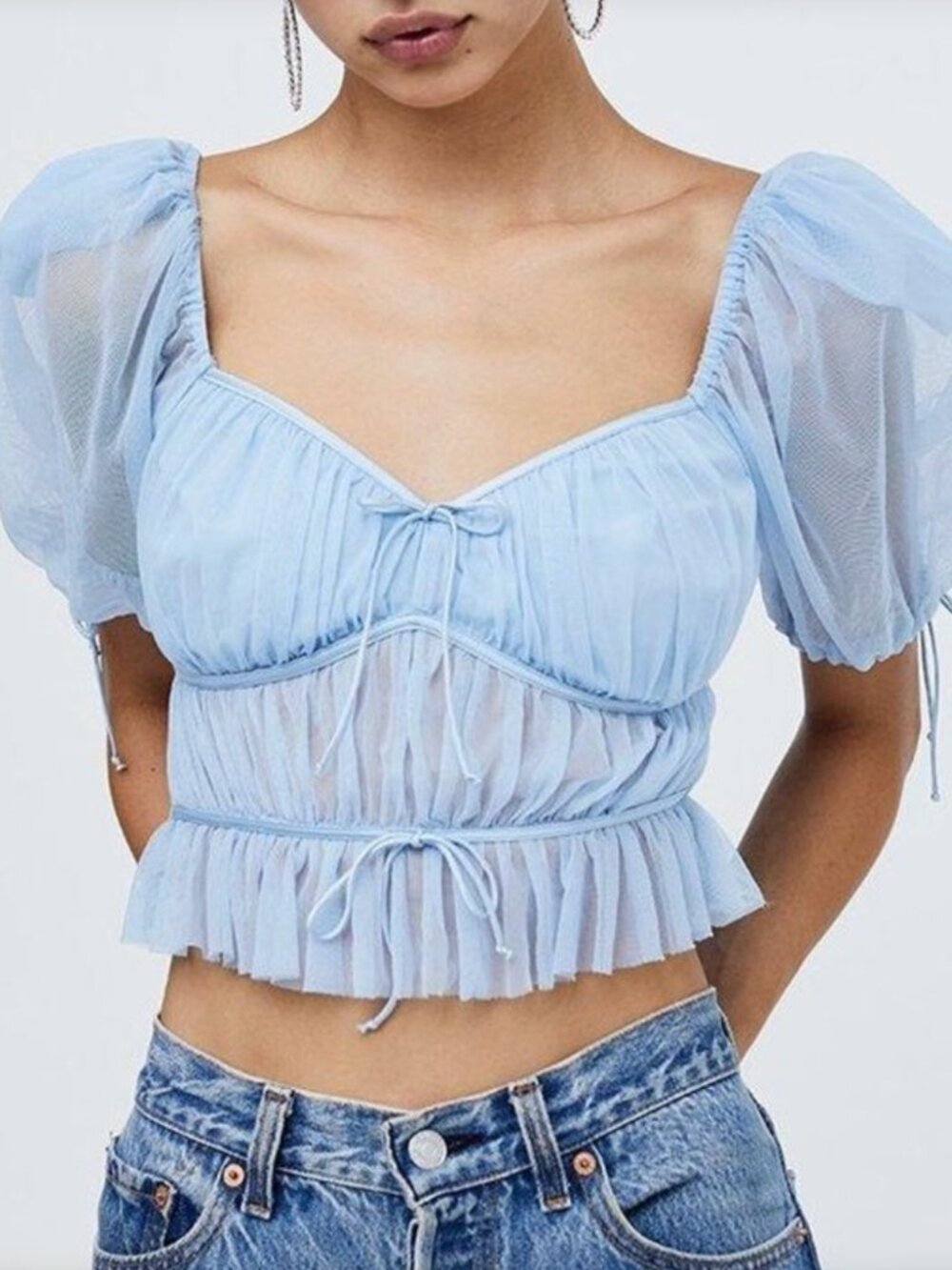 For Love & Lemons - Sunshine Crop Top - XS